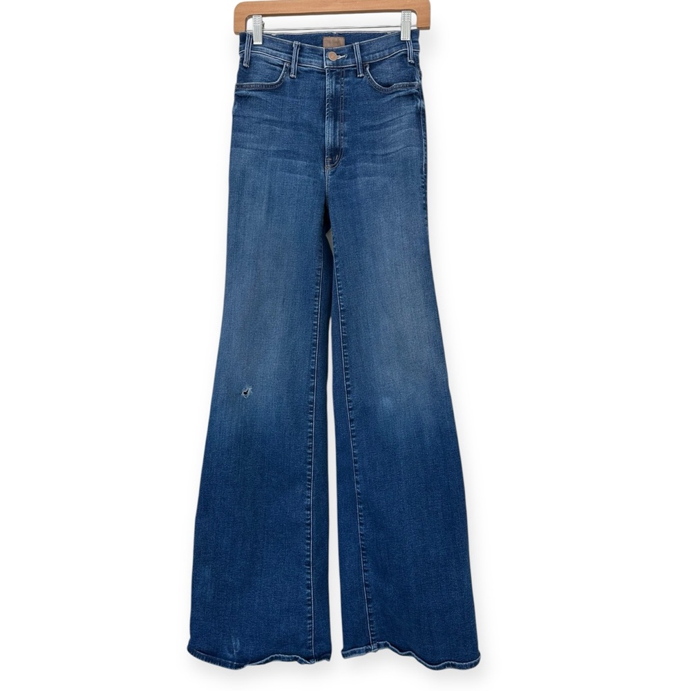MOTHER Blue Flare & Wide Leg Jeans